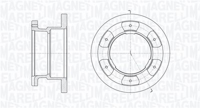 361302040263 MAGNETI MARELLI Тормозной диск