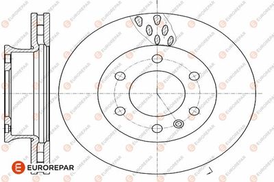 1642767480 EUROREPAR Тормозной диск