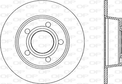 BDR174710 OPEN PARTS Тормозной диск