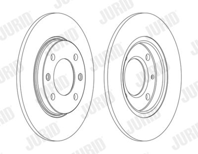 561555J JURID Тормозной диск