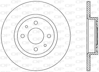 BDR114510 OPEN PARTS Тормозной диск