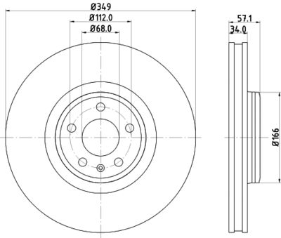 MDC2785C MINTEX Тормозной диск