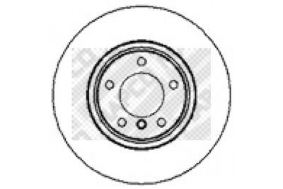 15650 MAPCO Тормозной диск