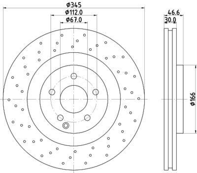 MDC1790 MINTEX Тормозной диск