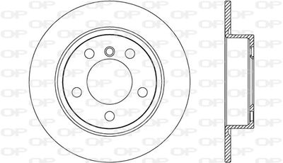 BDR261110 OPEN PARTS Тормозной диск