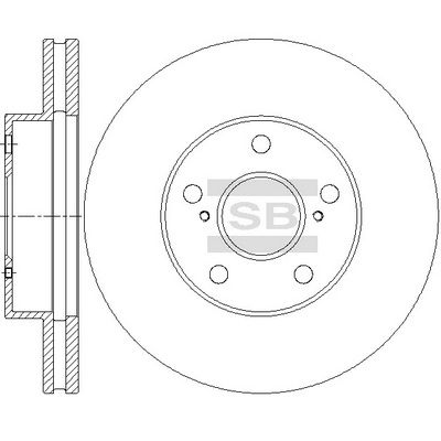 SD4692 Hi-Q Тормозной диск