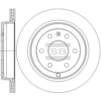 SD5521 Hi-Q Тормозной диск