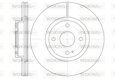 D6138010 WOKING Тормозной диск