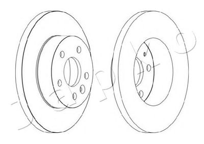 600565 JAPKO Тормозной диск