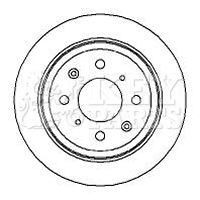 KBD4933 KEY PARTS Тормозной диск
