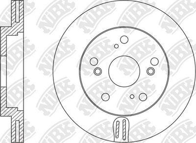 RN1600 NiBK Тормозной диск