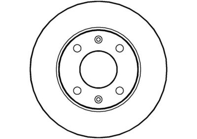 NBD009 NATIONAL Тормозной диск