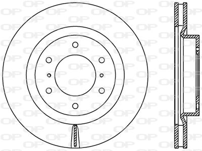 BDR240620 OPEN PARTS Тормозной диск