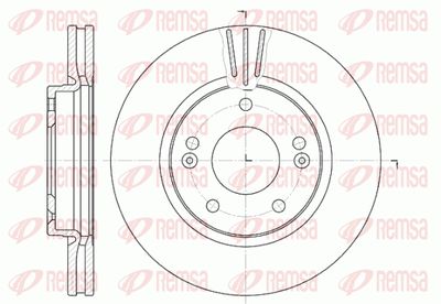 666710 REMSA Тормозной диск