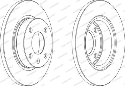 WGR08751 WAGNER Тормозной диск