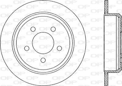 BDR200510 OPEN PARTS Тормозной диск