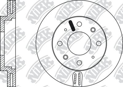 RN1011 NiBK Тормозной диск
