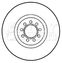 KBD4711 KEY PARTS Тормозной диск