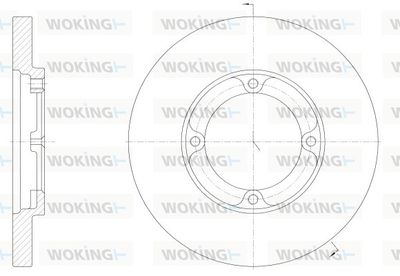 D6254000 WOKING Тормозной диск