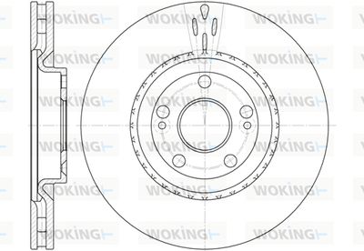 D669610 WOKING Тормозной диск