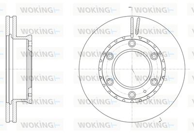 D6170610 WOKING Тормозной диск