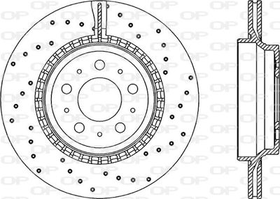 BDRS197525 OPEN PARTS Тормозной диск