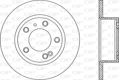 BDA111610 OPEN PARTS Тормозной диск