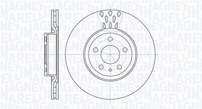 361302040813 MAGNETI MARELLI Тормозной диск