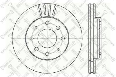 60203025VSX STELLOX Тормозной диск