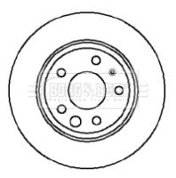 BBD4900 BORG & BECK Тормозной диск