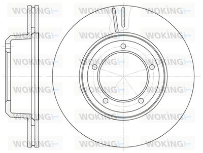 D634010 WOKING Тормозной диск