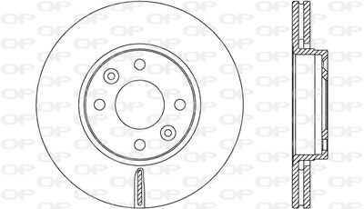 BDA265220 OPEN PARTS Тормозной диск