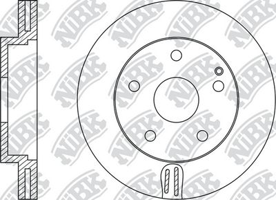RN1270 NiBK Тормозной диск