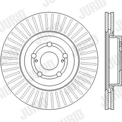 562439J JURID Тормозной диск