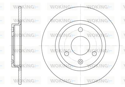 D607000 WOKING Тормозной диск