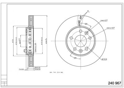 240967 HART Тормозной диск