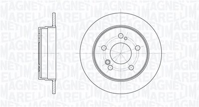361302040203 MAGNETI MARELLI Тормозной диск