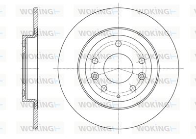 D6161500 WOKING Тормозной диск