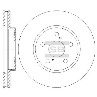 SD4064 Hi-Q Тормозной диск
