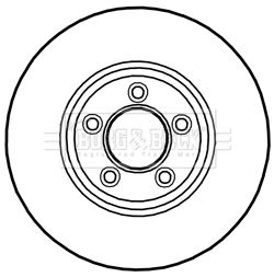 BBD5275 BORG & BECK Тормозной диск