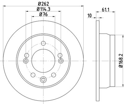 PCD21492 DON Тормозной диск