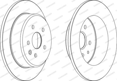 WGR14991 WAGNER Тормозной диск