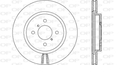 BDA266120 OPEN PARTS Тормозной диск