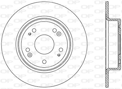 BDR249510 OPEN PARTS Тормозной диск