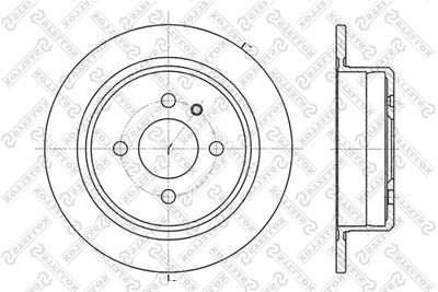 60201510SX STELLOX Тормозной диск