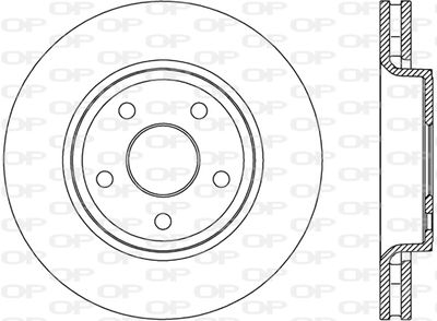 BDR278220 OPEN PARTS Тормозной диск