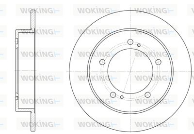D633100 WOKING Тормозной диск
