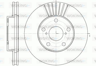 D664010 WOKING Тормозной диск