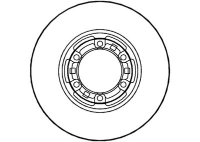 NBD364 NATIONAL Тормозной диск
