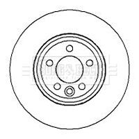 BBD4130 BORG & BECK Тормозной диск